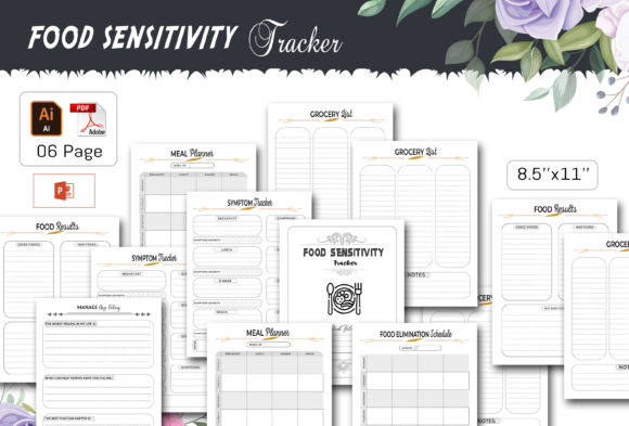 Download Food Sensitivity Tracker -  Interior’s - Tracker Collection