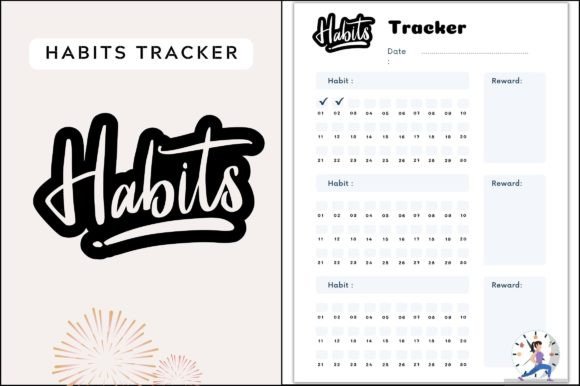 Download Printable Habits Tracker - Tracker Collection
