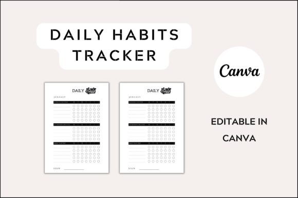 Download Daily Habits Tracker Template - Tracker Collection